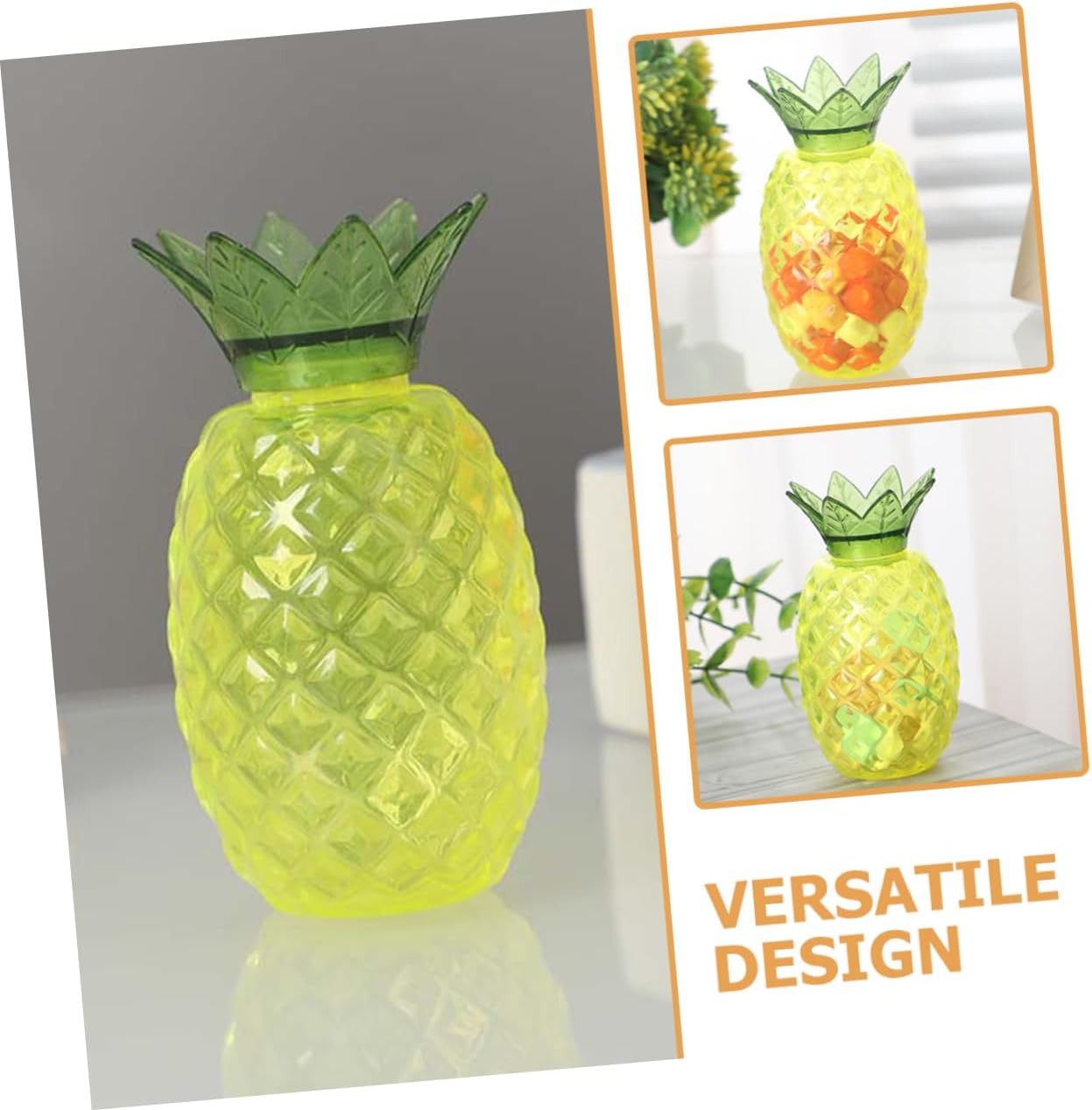 ABOOFAN 12Pcs Pineapple Candy Boxes Plastic Party Favor Containers