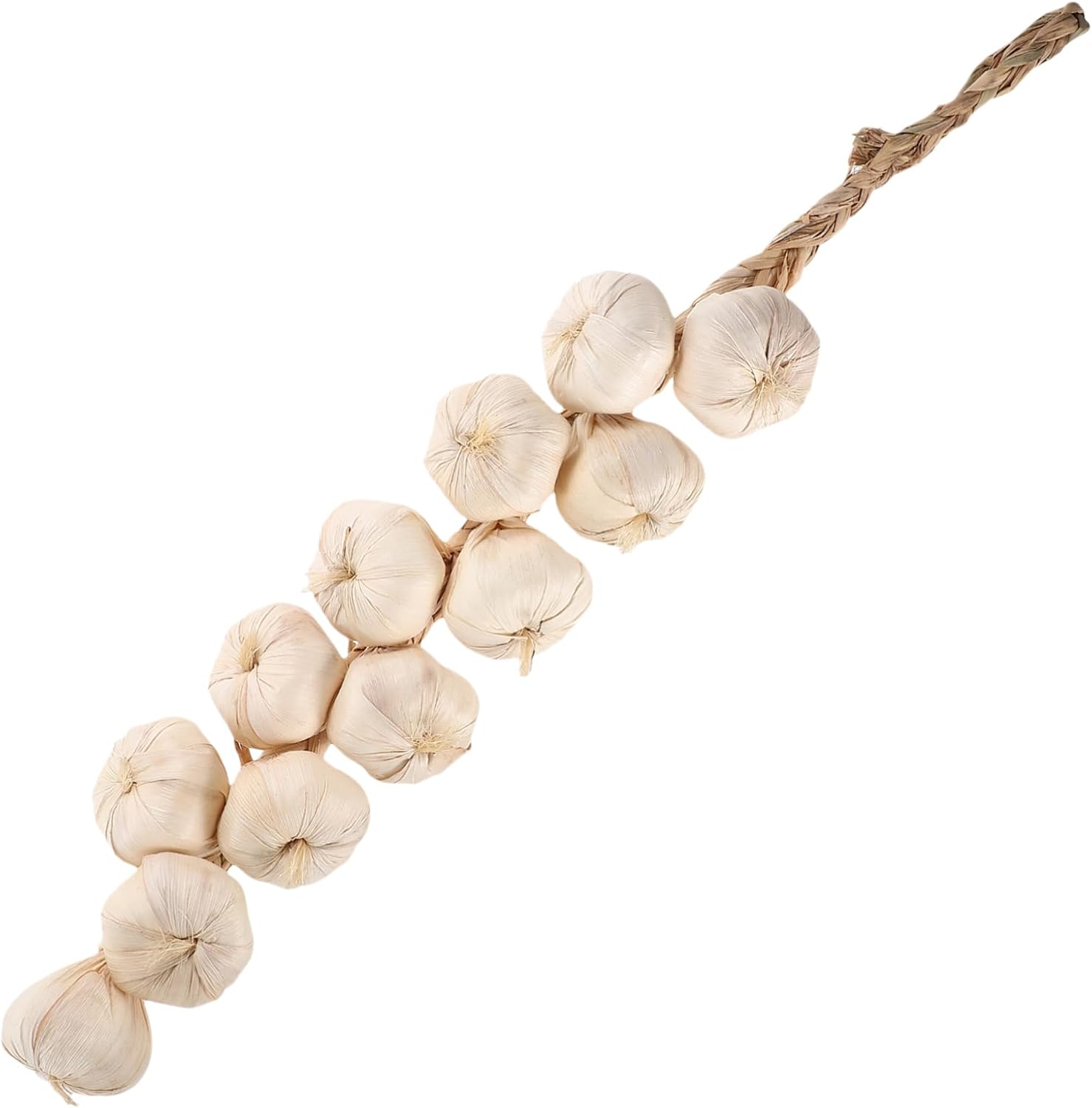 Cabilock Simulation Garlic Halloween Artificial Hanging Vegetable Prop String
