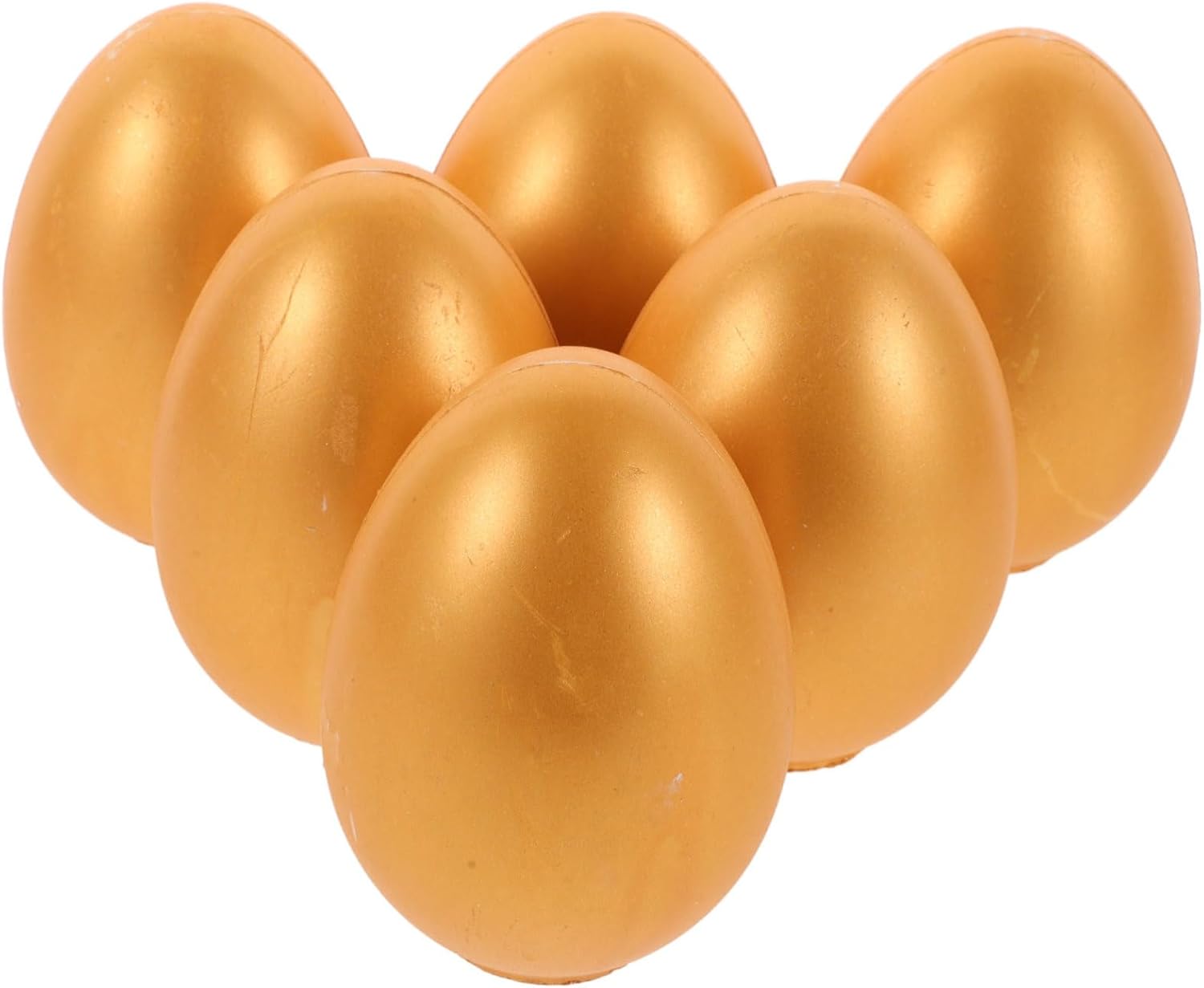 Garneck 6pcs Golden Egg Party Favors for Easter and Weddings