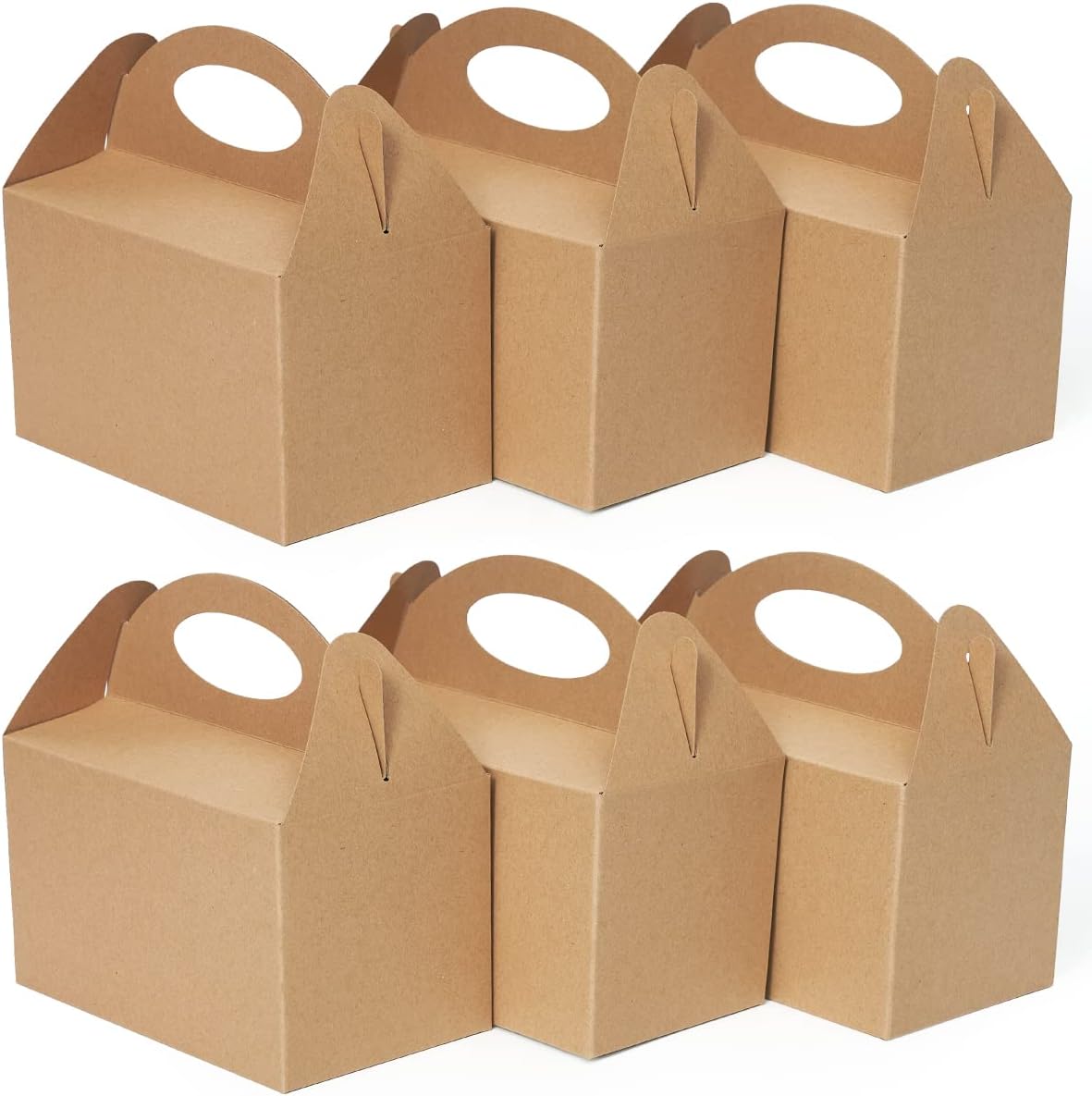 Happyhiram 25 Ct Party Treat Boxes Kraft Brown