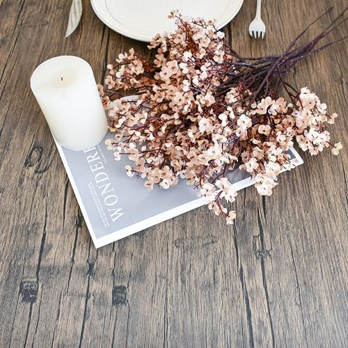 Mandys Light Brown Babys Breath Flowers 6 Bundles