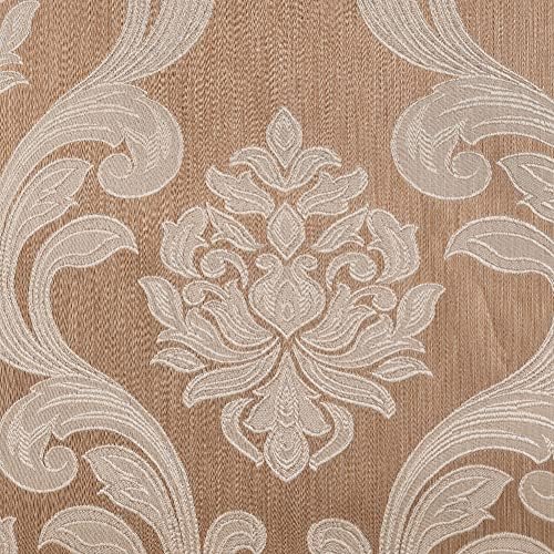 NAPEARL Scalloped Valance Curtains for Living Room and Kitchen Windows