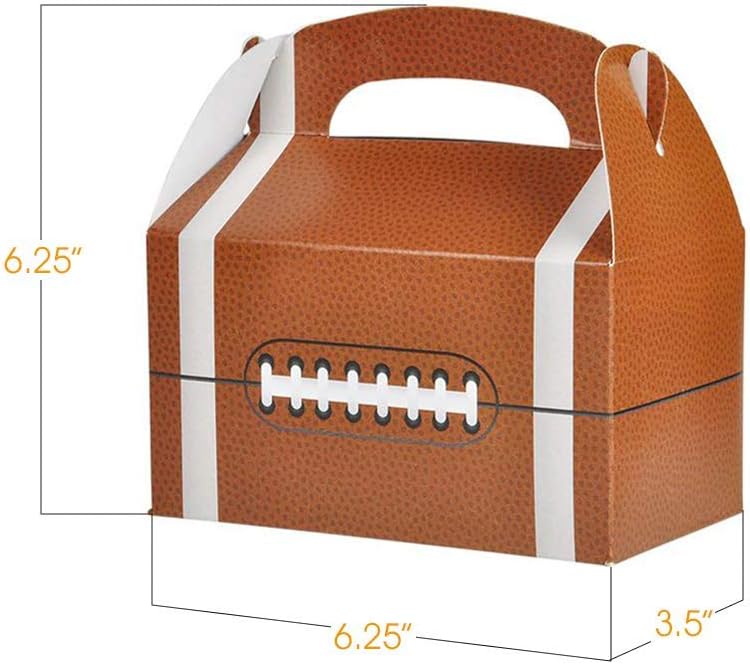 ArtCreativity Football Treat Boxes Pack of 12