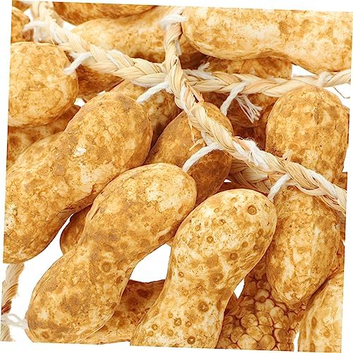 GLEAVI 5Pcs Realistic Hanging Peanut Decor String Props