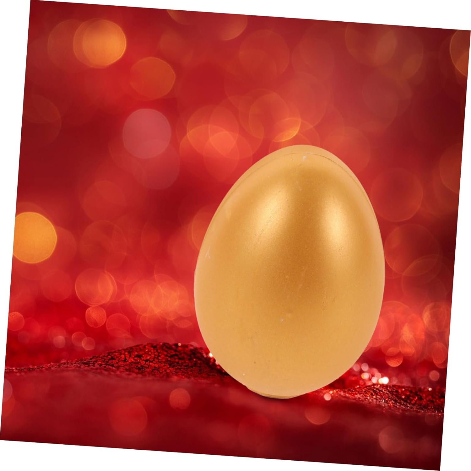 6pcs Golden Empty Eggs for Easter and Parties