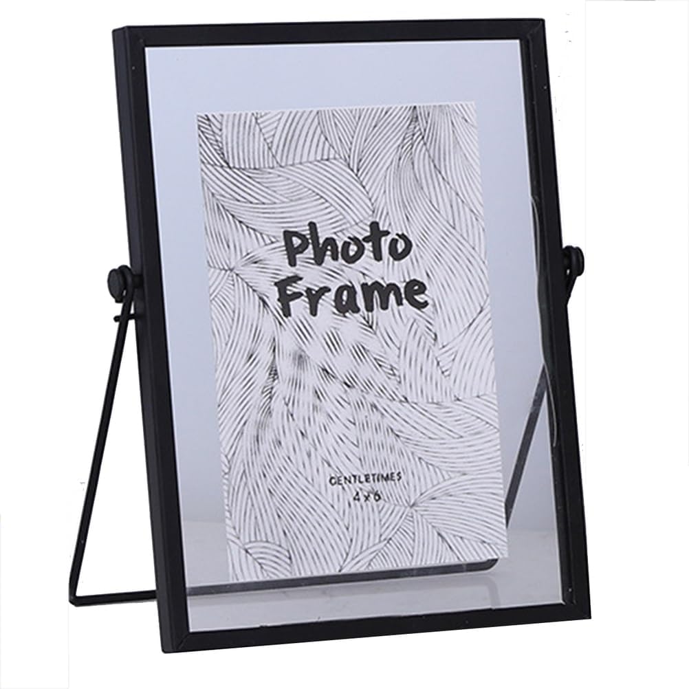 Art Deco Floating Dried Flower Frame 6 Inches