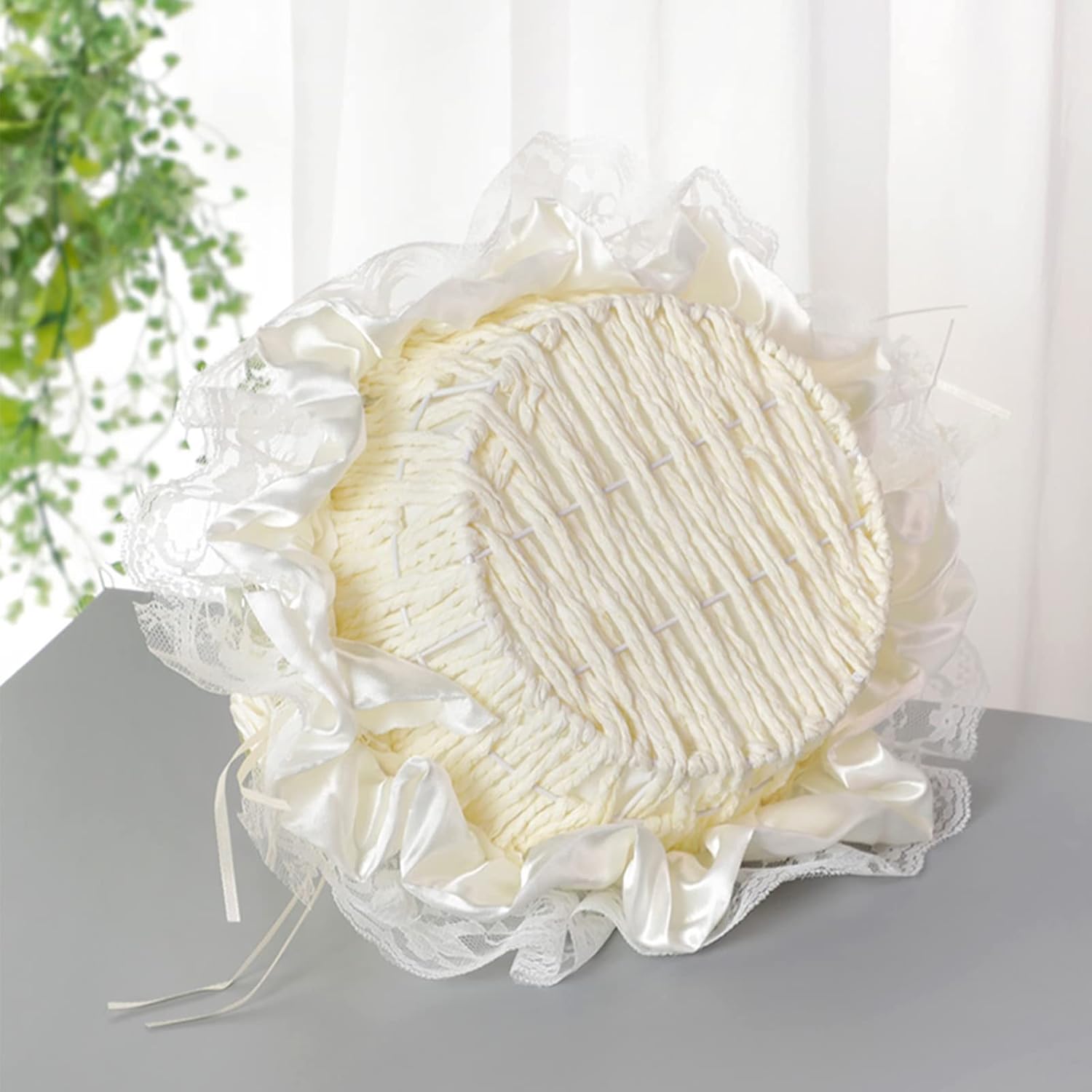 Lvory Large Flower Girl Baskets for Weddings