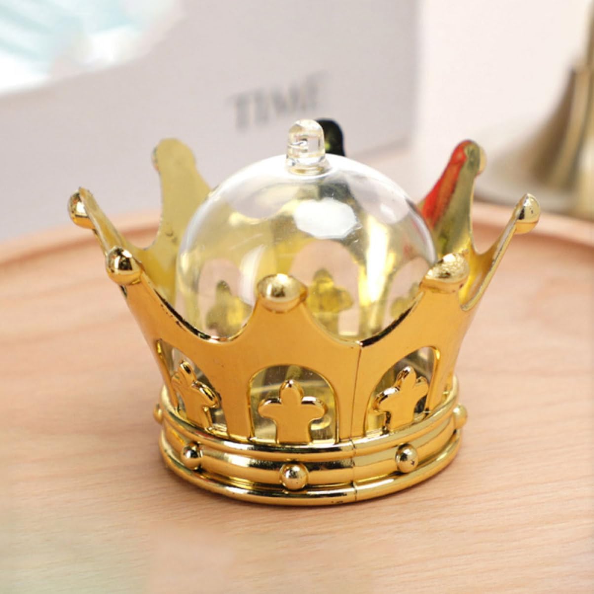 GLEAVI 12 Pcs Shaped Fillable Candy Boxes Dome Elegant Wedding Party Favors