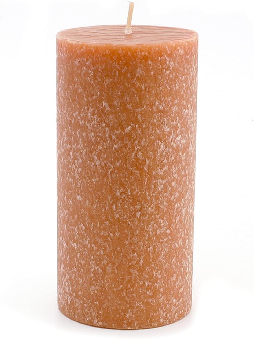 Root Candles 33619 Unscented Timberline Pillar Candle in Rust
