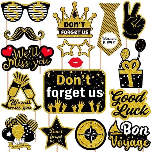 Wilburies Going Away Party Photo Booth Props Kit
