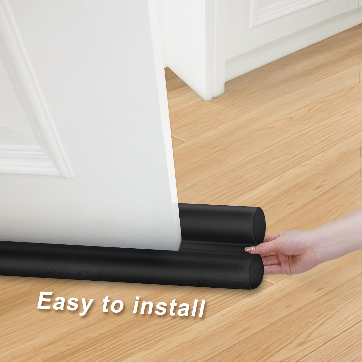 MAXTID Large Door Draft Stopper 36 Black