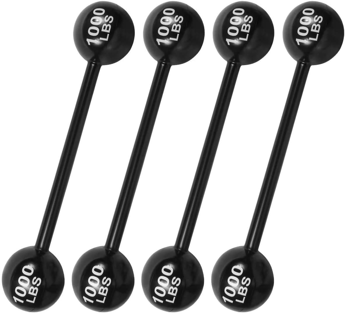 4PCS Giant Inflatable Dumbbell Barbell for Party Decorations