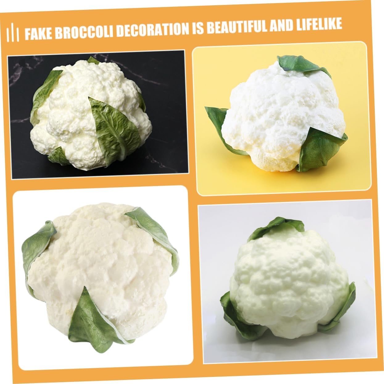 Cabilock Artificial Broccoli Display Prop for Showcase