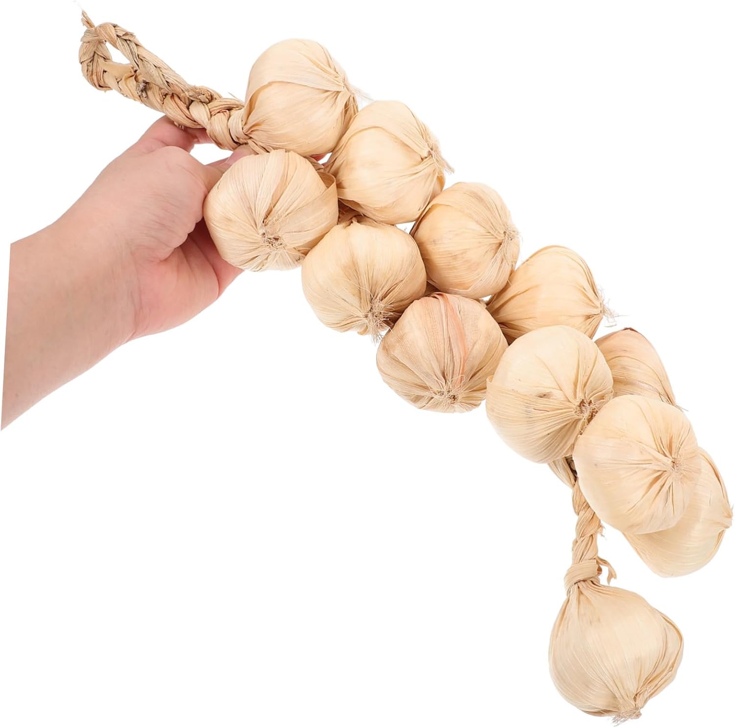 SOLUSTRE Lifelike Fake Garlic String Decor