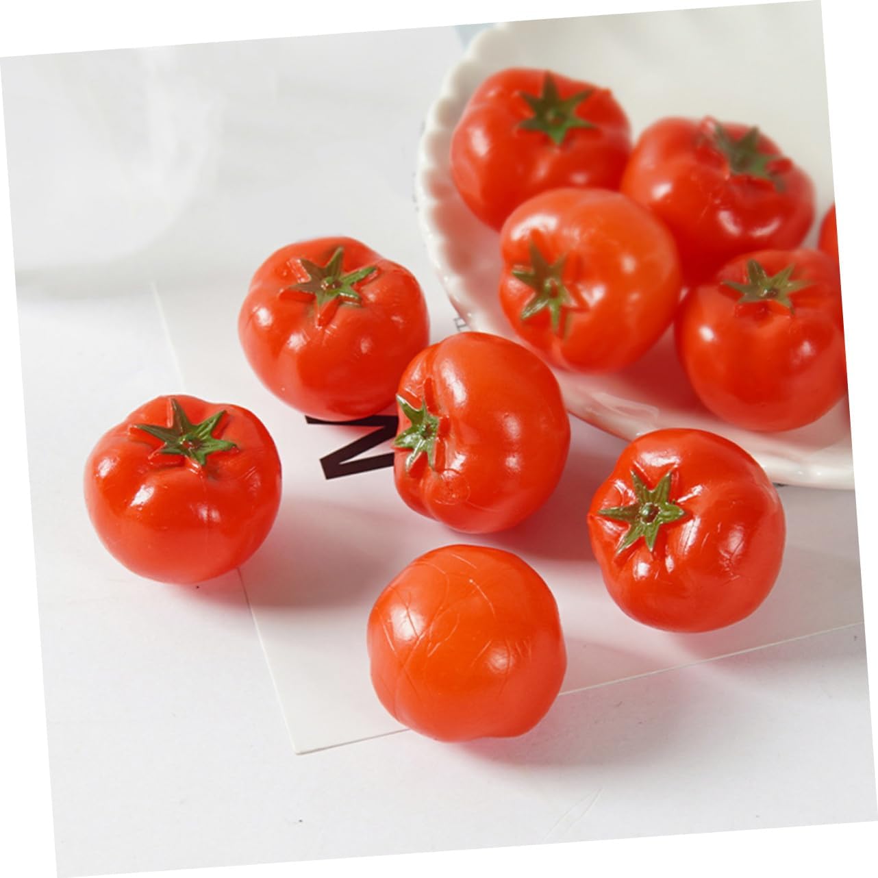 PRETYZOOM 6pcs Realistic Artificial Tomato Props