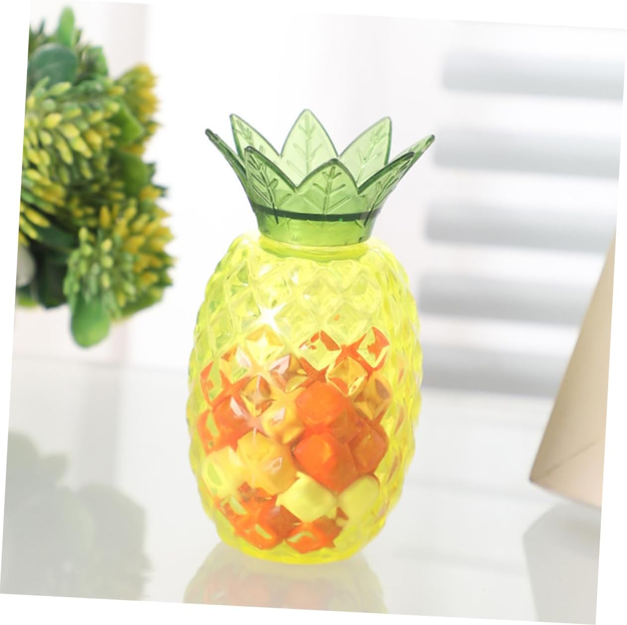 ABOOFAN 12Pcs Pineapple Candy Boxes Plastic Party Favor Containers