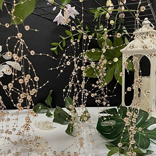 TeaSu 12pcs Pearl String for Floating Candles