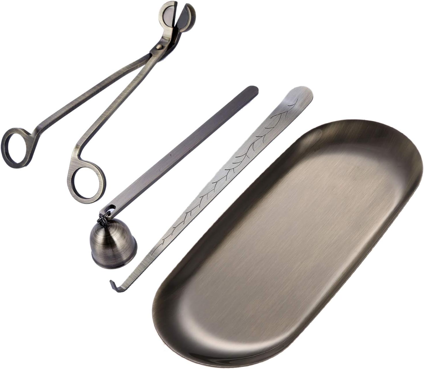 MUXSAM 4 in 1 Candle Care Set with Wick Trimmer and Snuffer