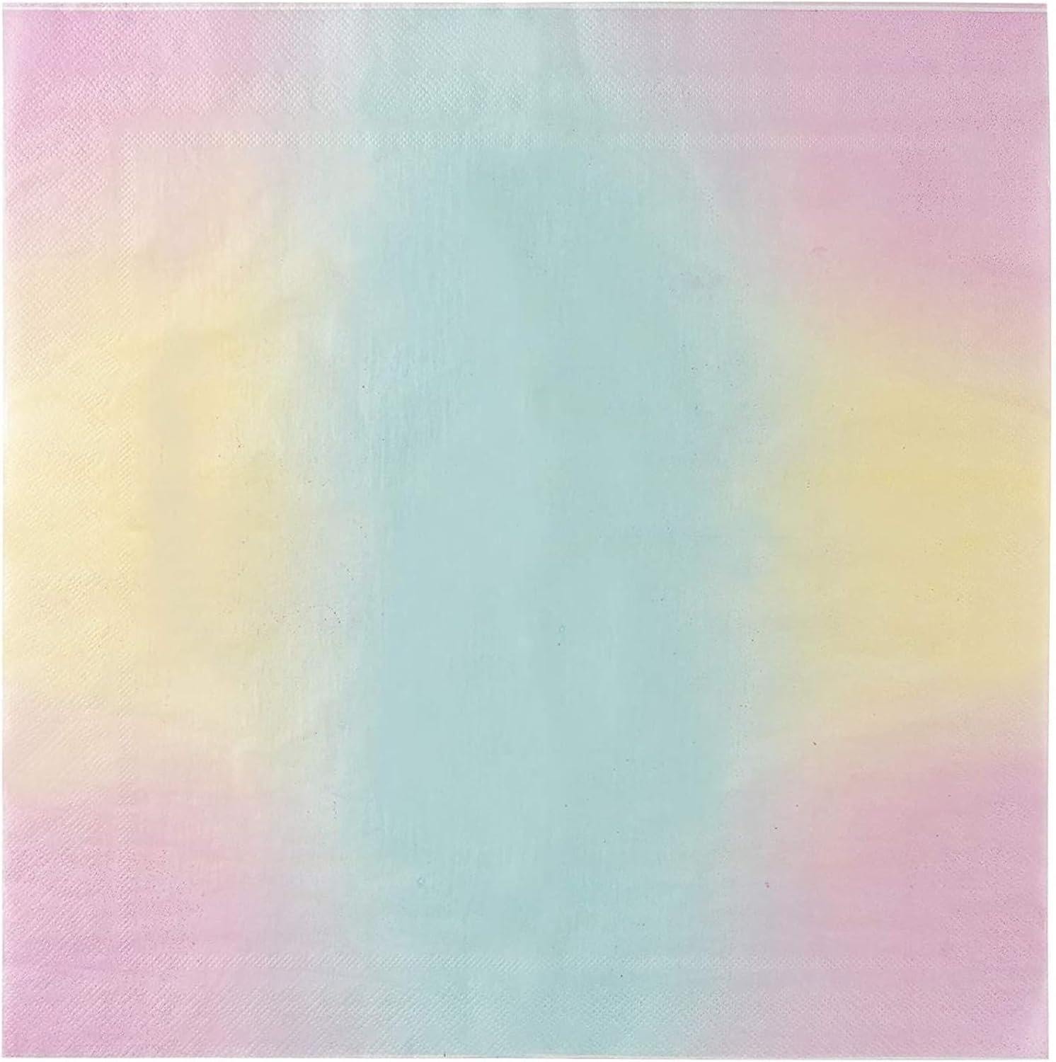 150 Pack Rainbow Cocktail Napkins 2 Ply 65x65 In
