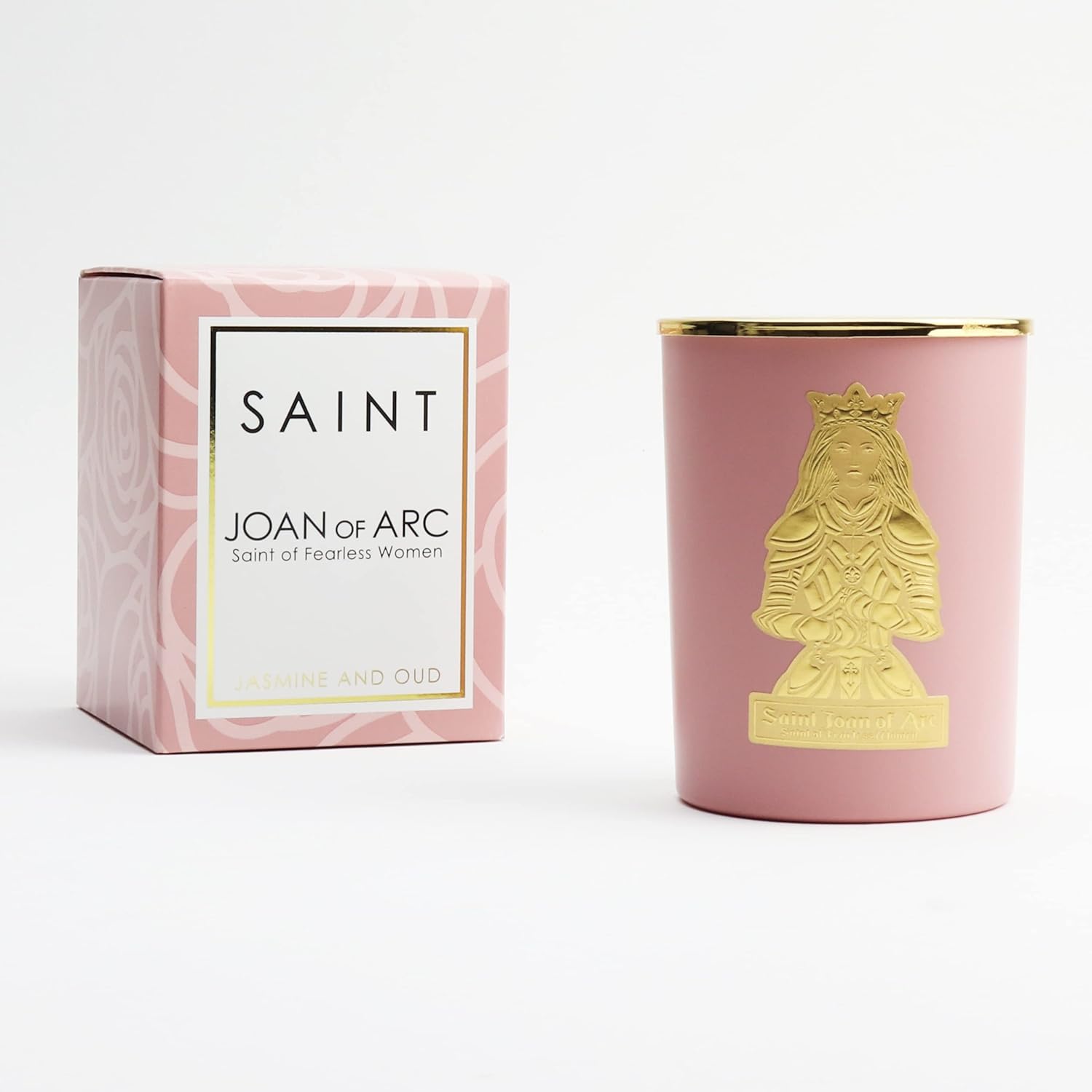 SAINT Joan of Arc Scented Candle with Prayer Coin