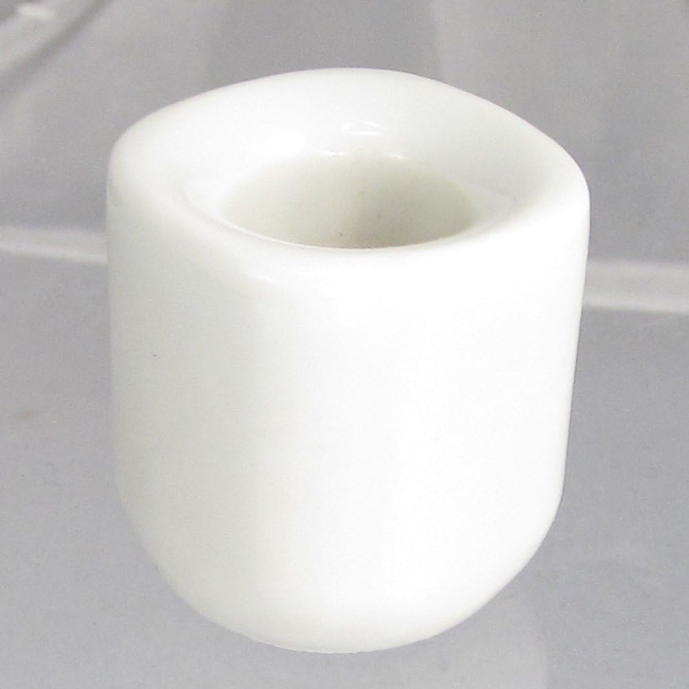 AzureGreen White Ceramic Chime Candle Holder 1