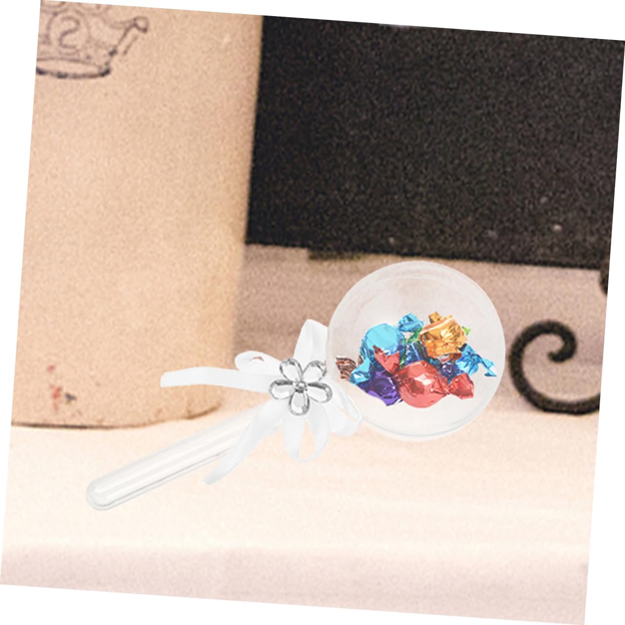 24pcs Transparent Fairy Stick Candy Boxes for Parties and Events