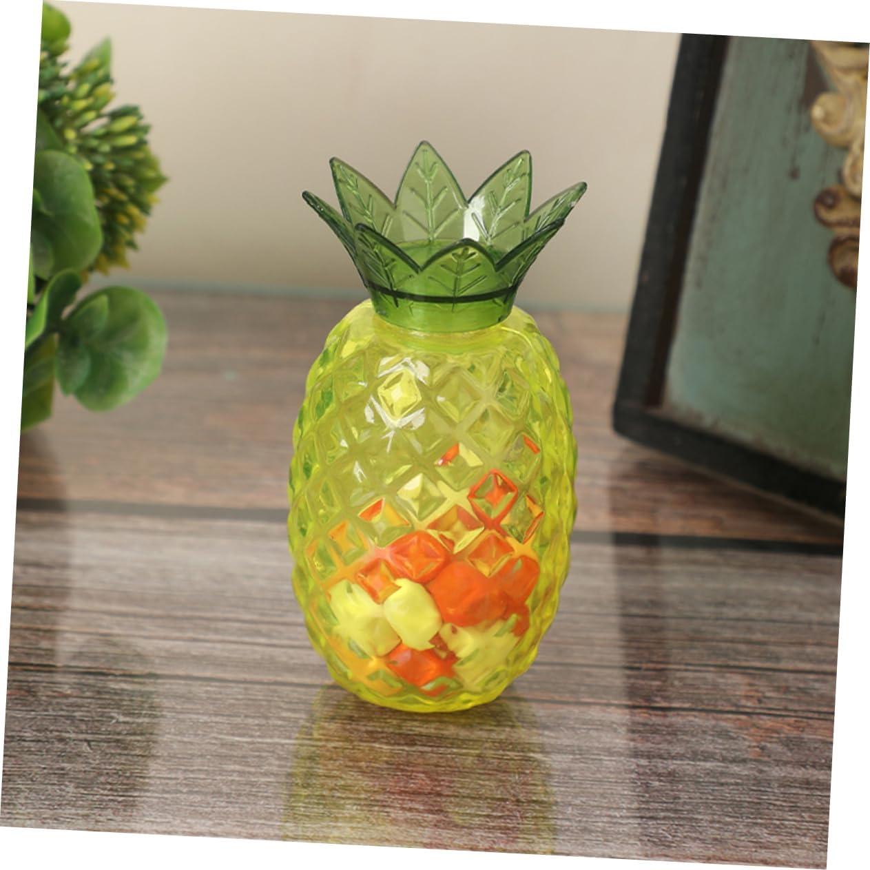 ABOOFAN 12Pcs Pineapple Candy Boxes Plastic Party Favor Containers