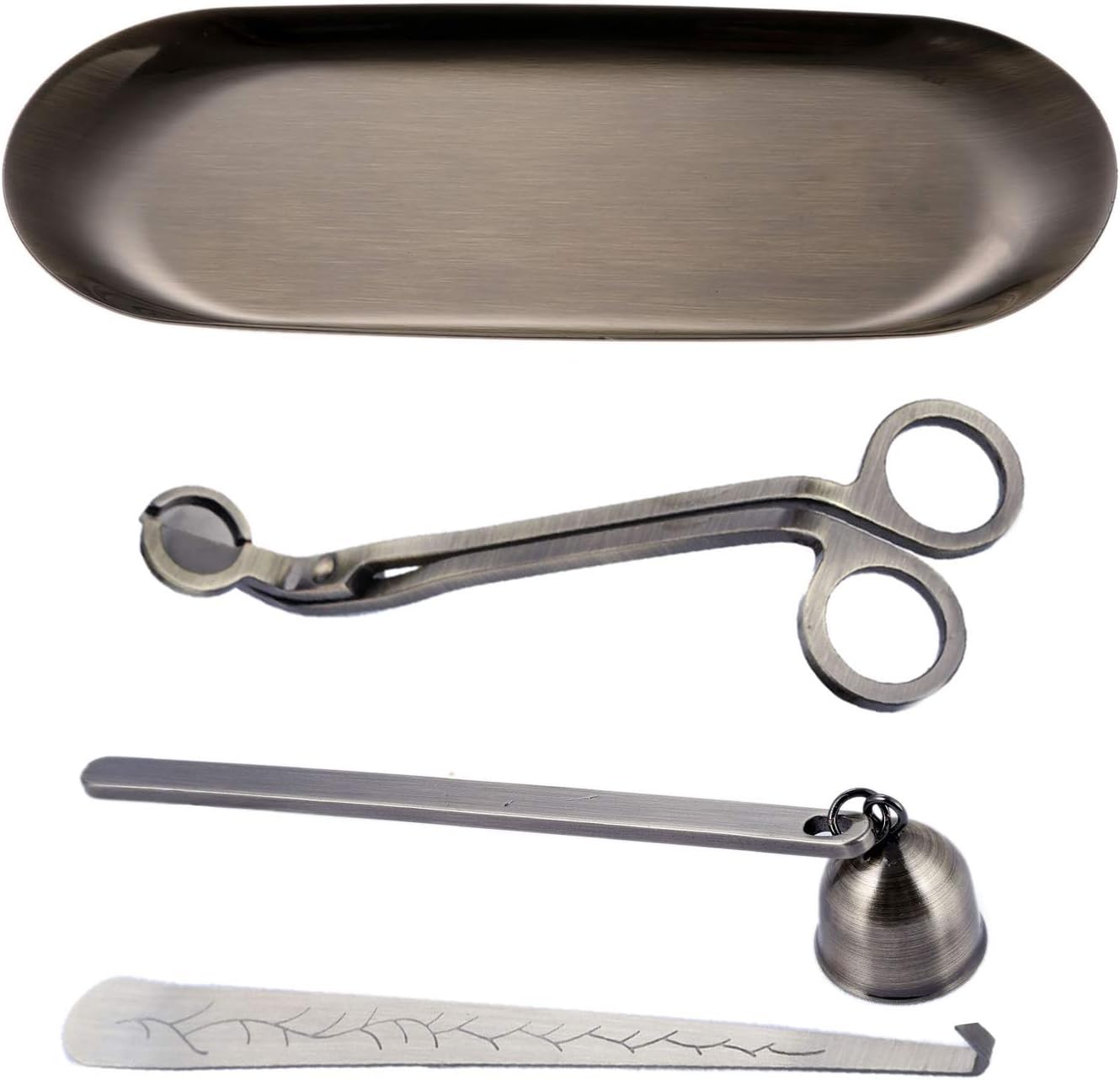 MUXSAM 4 in 1 Candle Care Set with Wick Trimmer and Snuffer