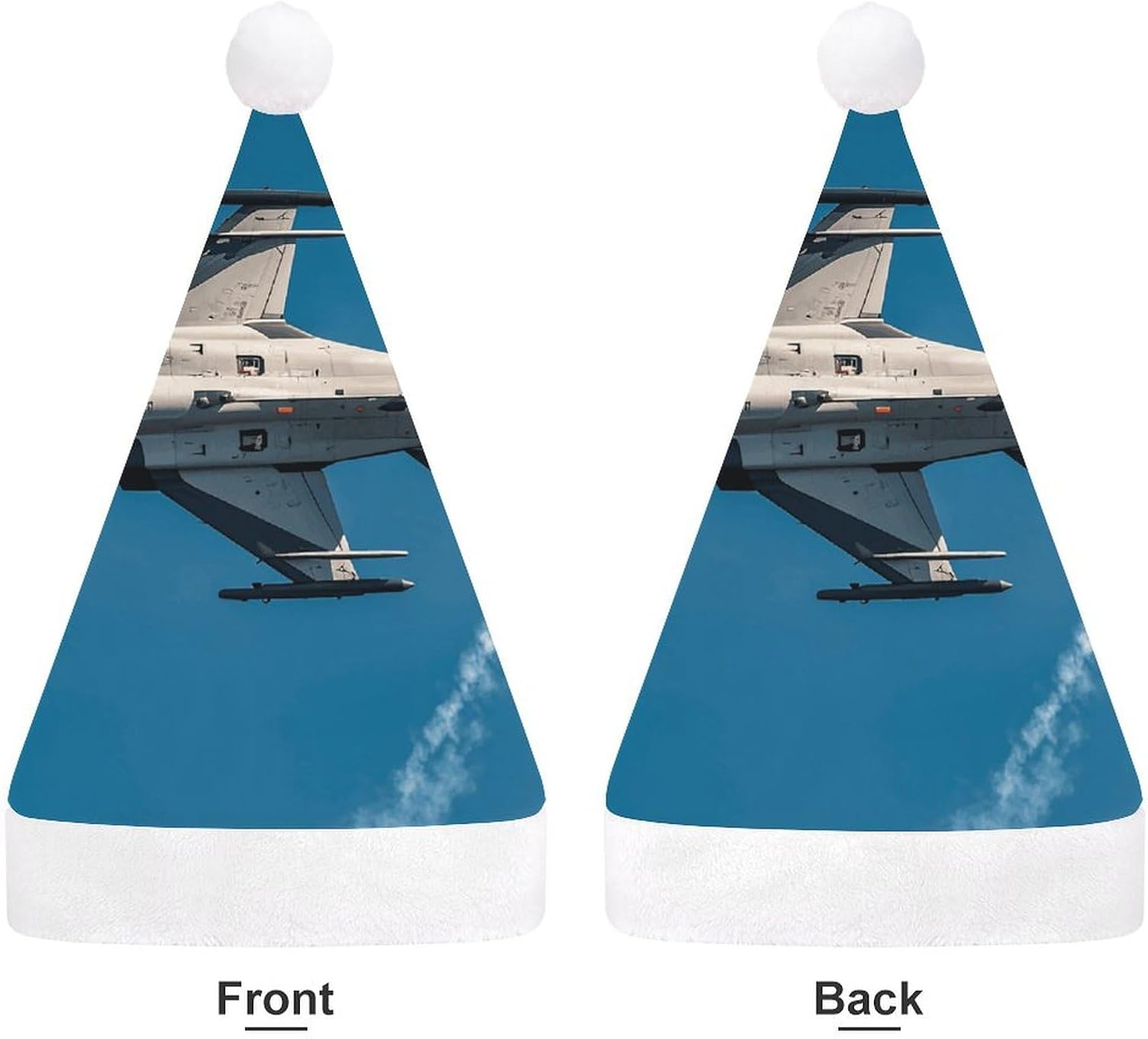 Santa Hat Jet Fighter Christmas Party Headwear