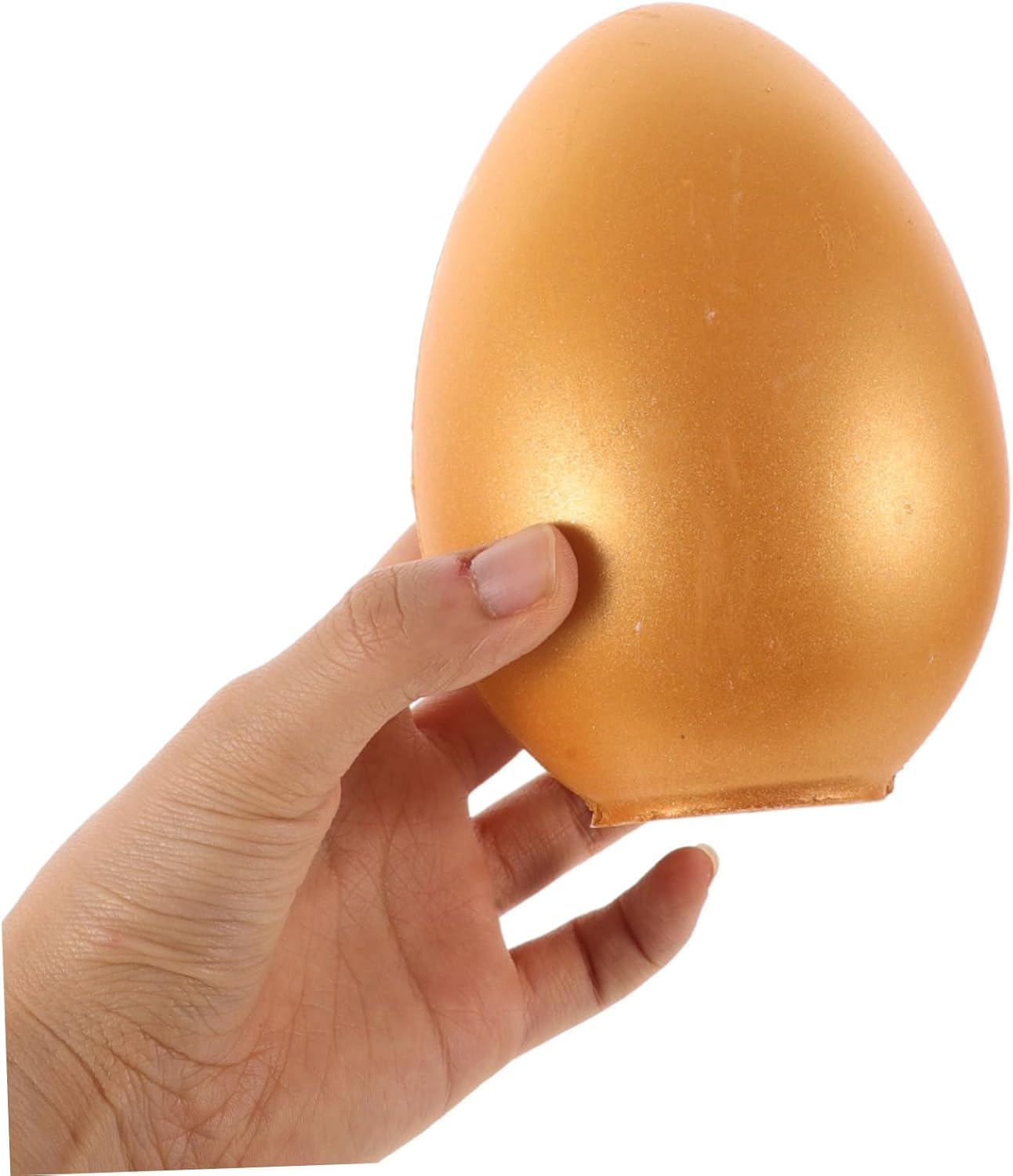 6pcs Golden Empty Eggs for Easter and Parties