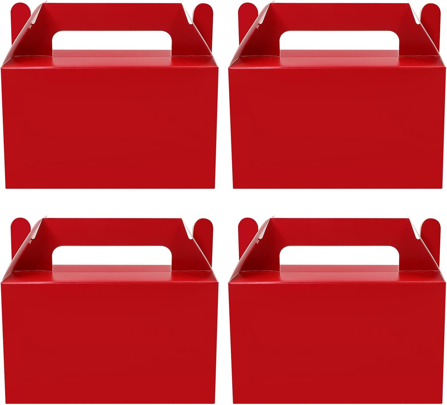 Oletx 12Pcs Dark Red Gable Gift Boxes