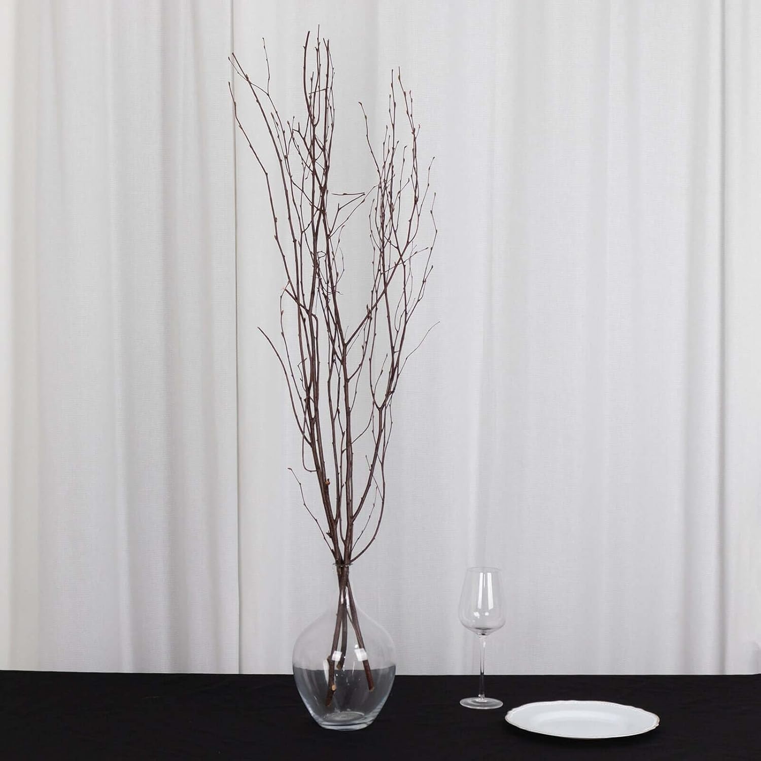 Efavormart 6 Pack Natural Birch Tree Branches Vase Fillers