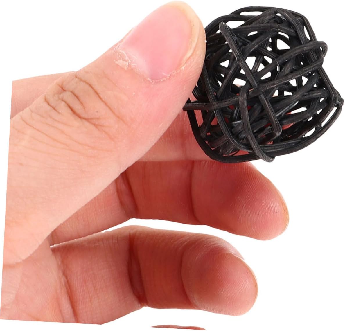 Cabilock 40pcs Wicker Rattan Balls Decorative Orbs