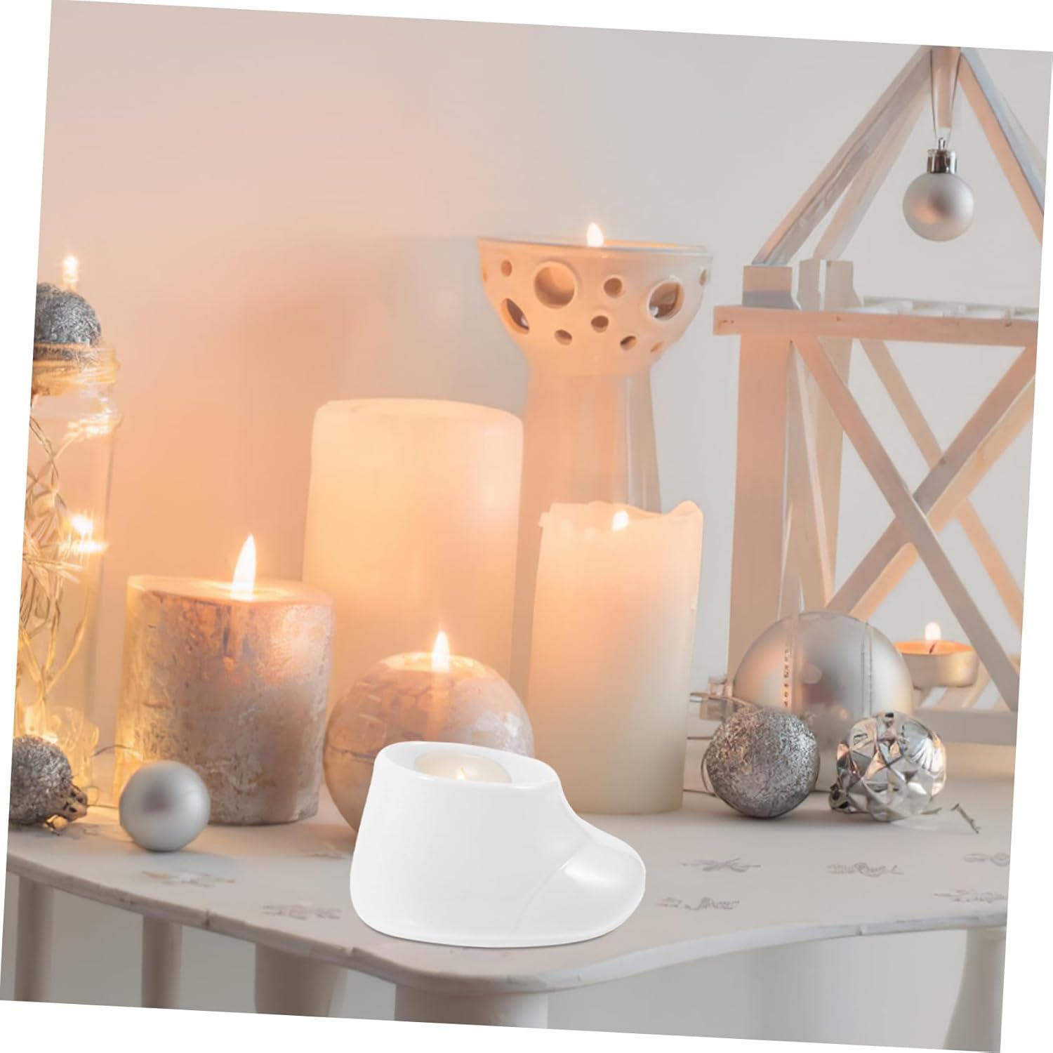 Levemolo Christmas Boot Candle Holder Ornament