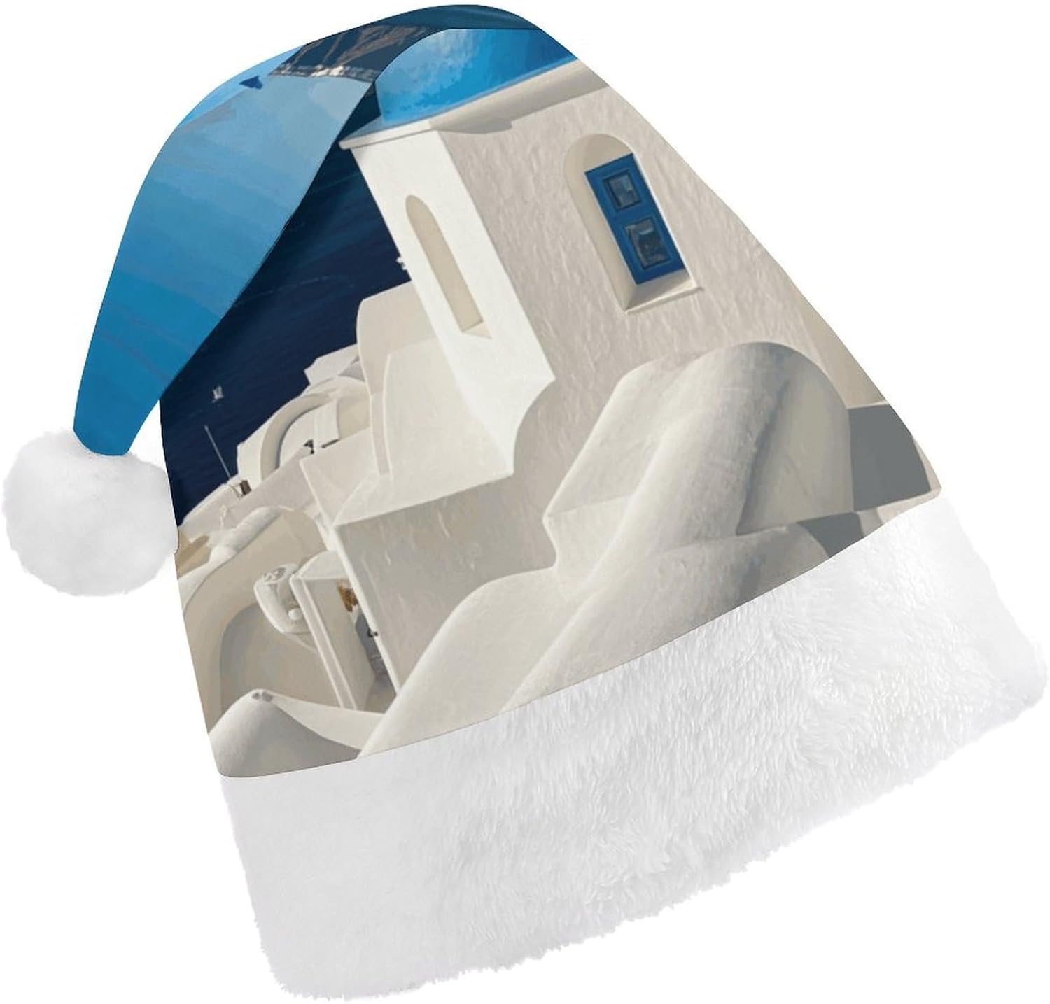 Santa Hat with Sea View Design for Christmas Party