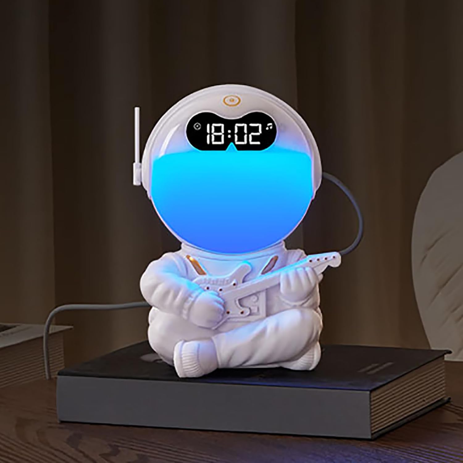 Astronaut Kids Sunrise Alarm Clock with Bluetooth Speaker