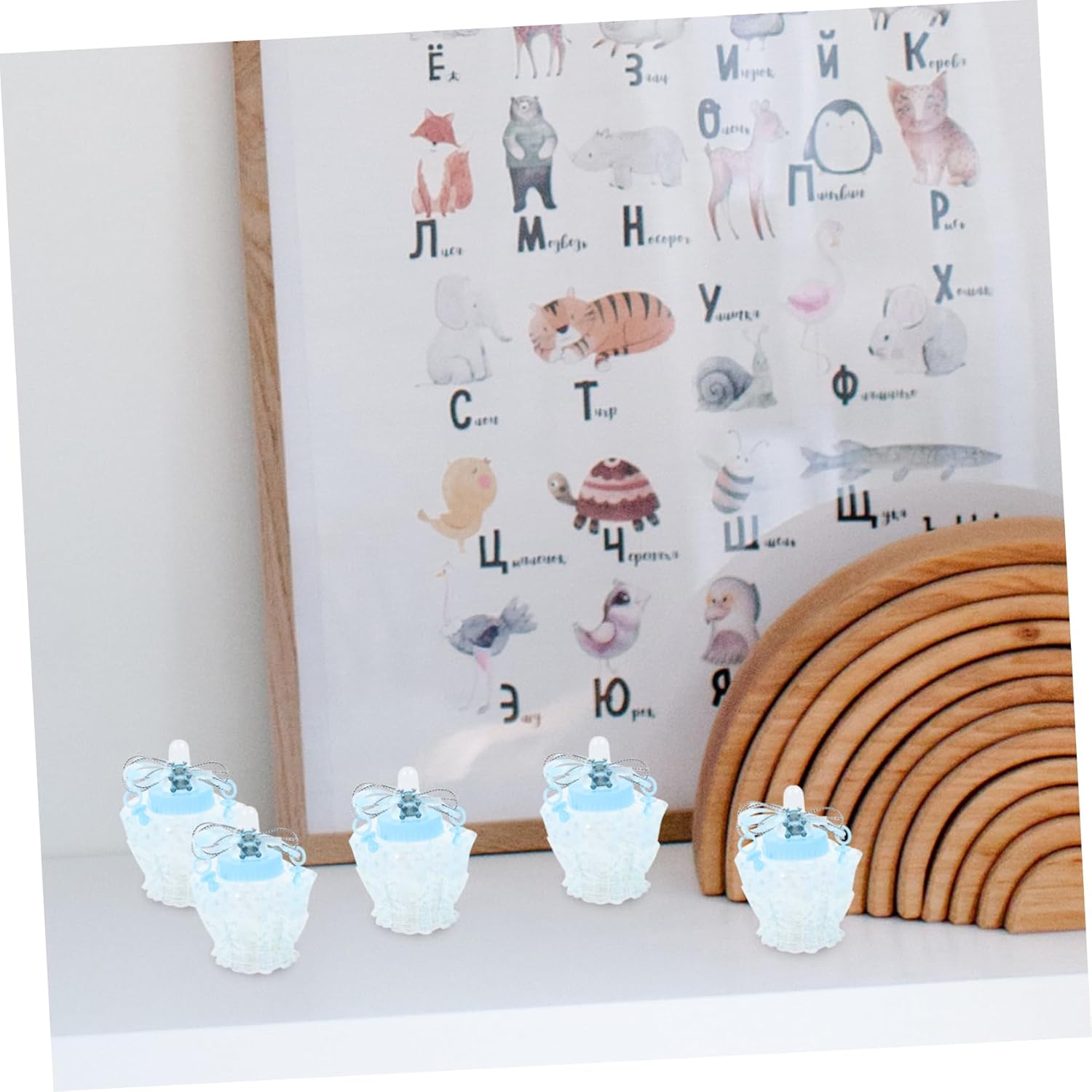 12pcs Bottle Shaped Candy Boxes for Shower Favors and Party Treats