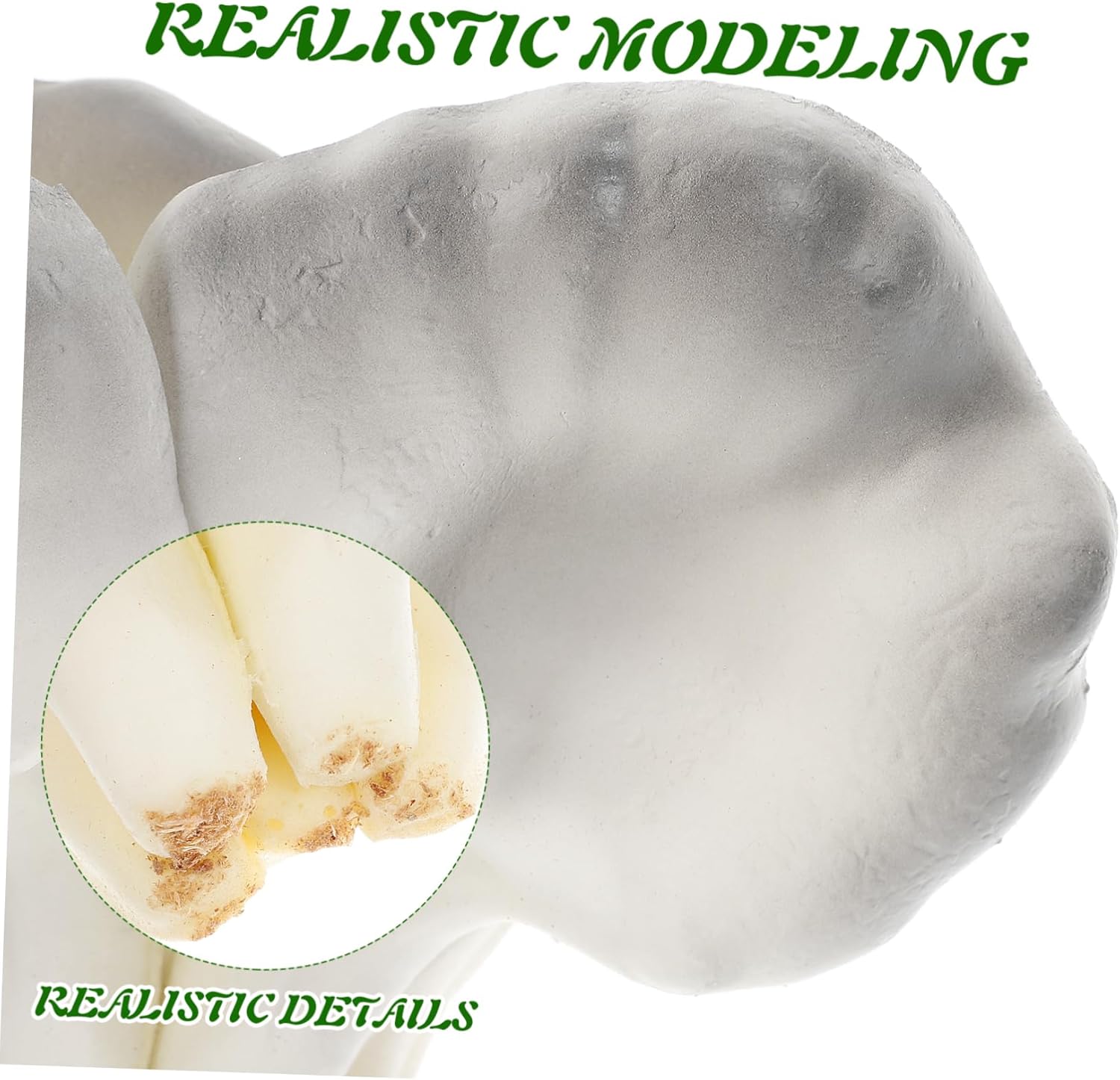 Realistic Fake Straw Mushroom Decor Wall Art