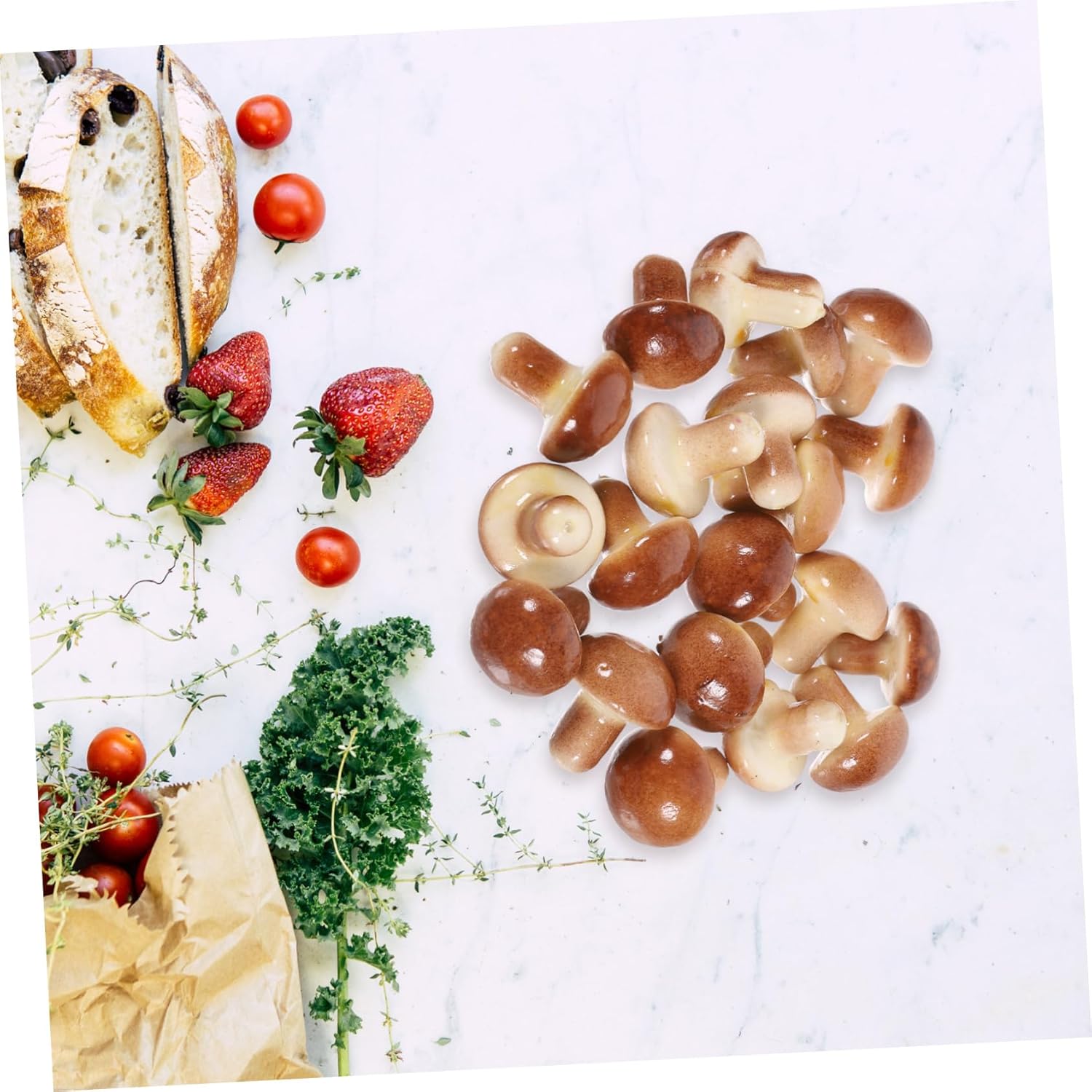 Garneck Fake Mushroom Models for Photo Props and Kids Accessories