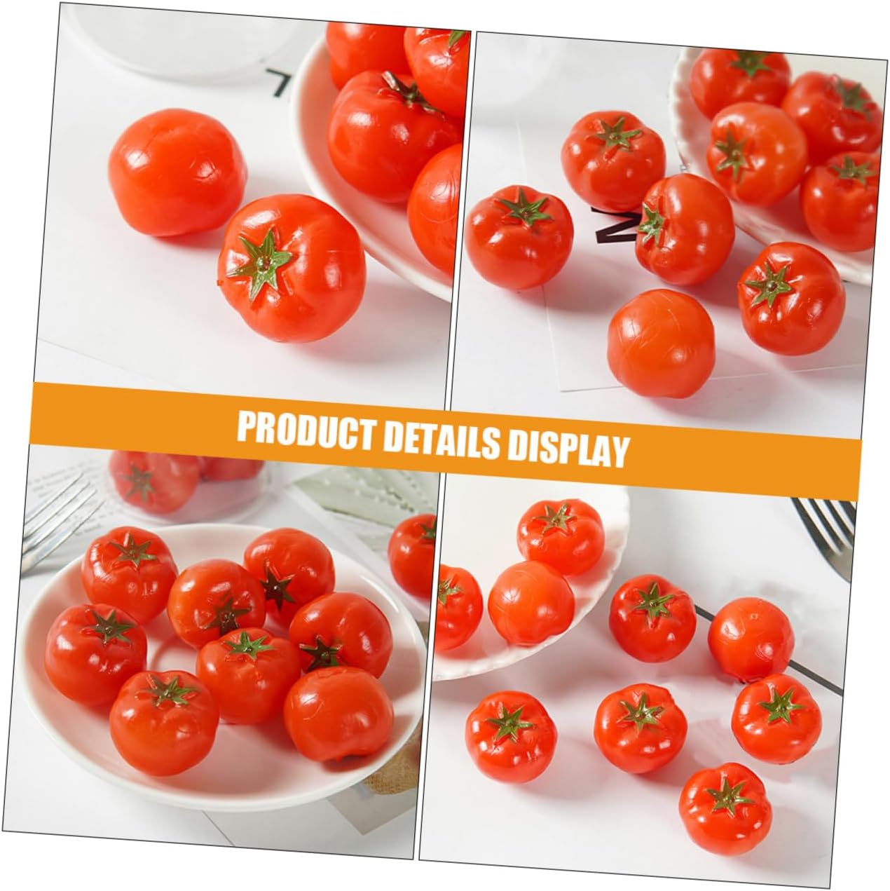 PRETYZOOM 6pcs Realistic Artificial Tomato Props