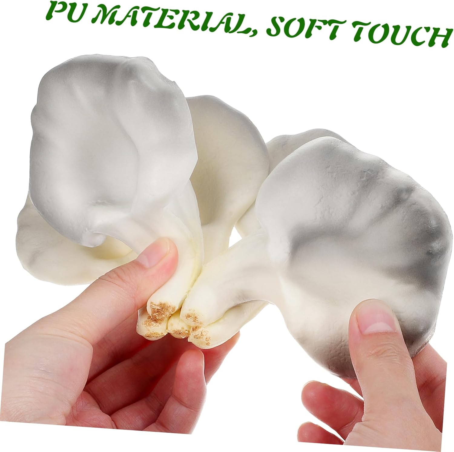 Ciieeo Realistic Faux Straw Mushroom Decor Prop