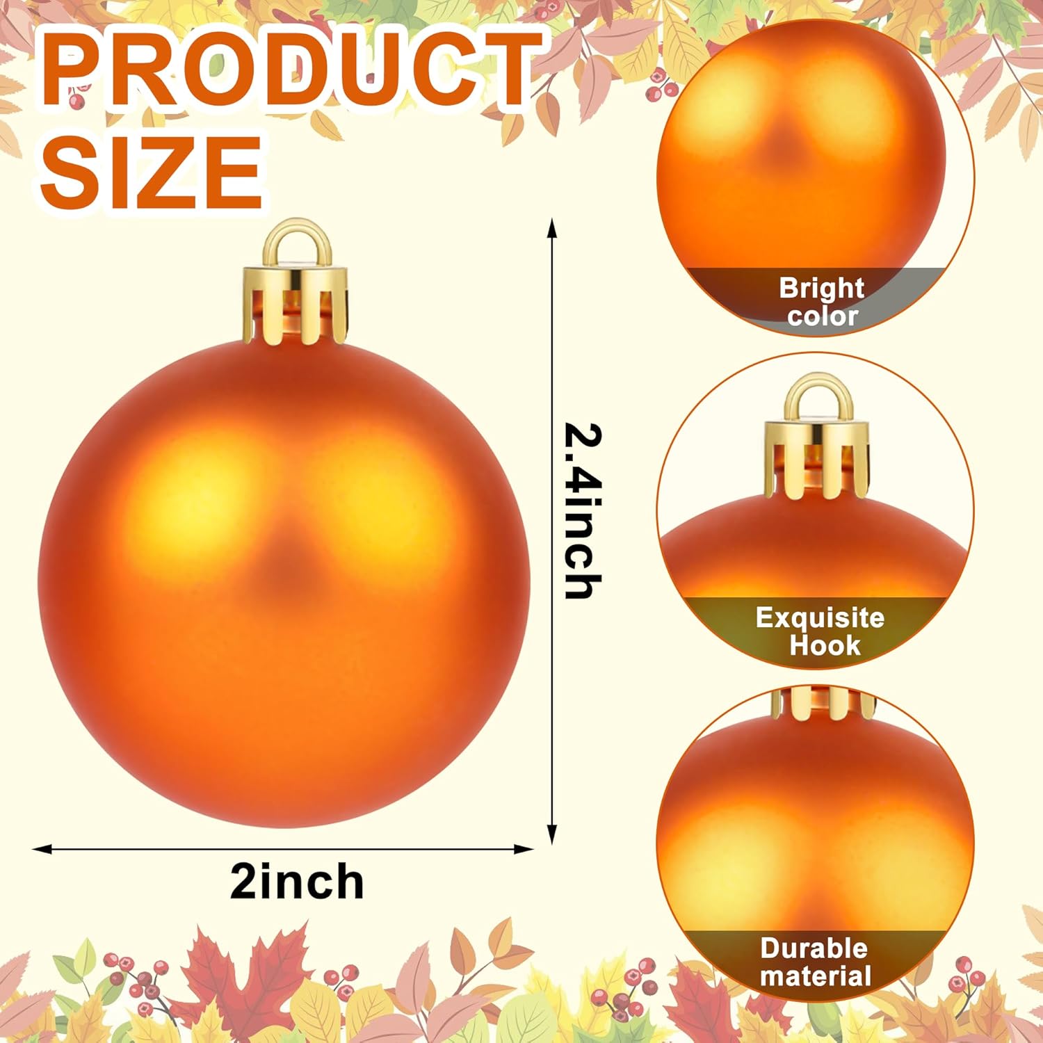 20PCS Fall Thanksgiving Hanging Ornaments Set