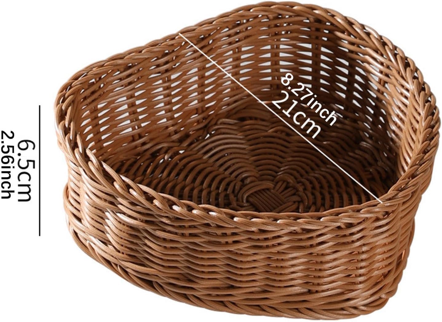Heart Shaped Woven Basket for Valentine Wedding Party