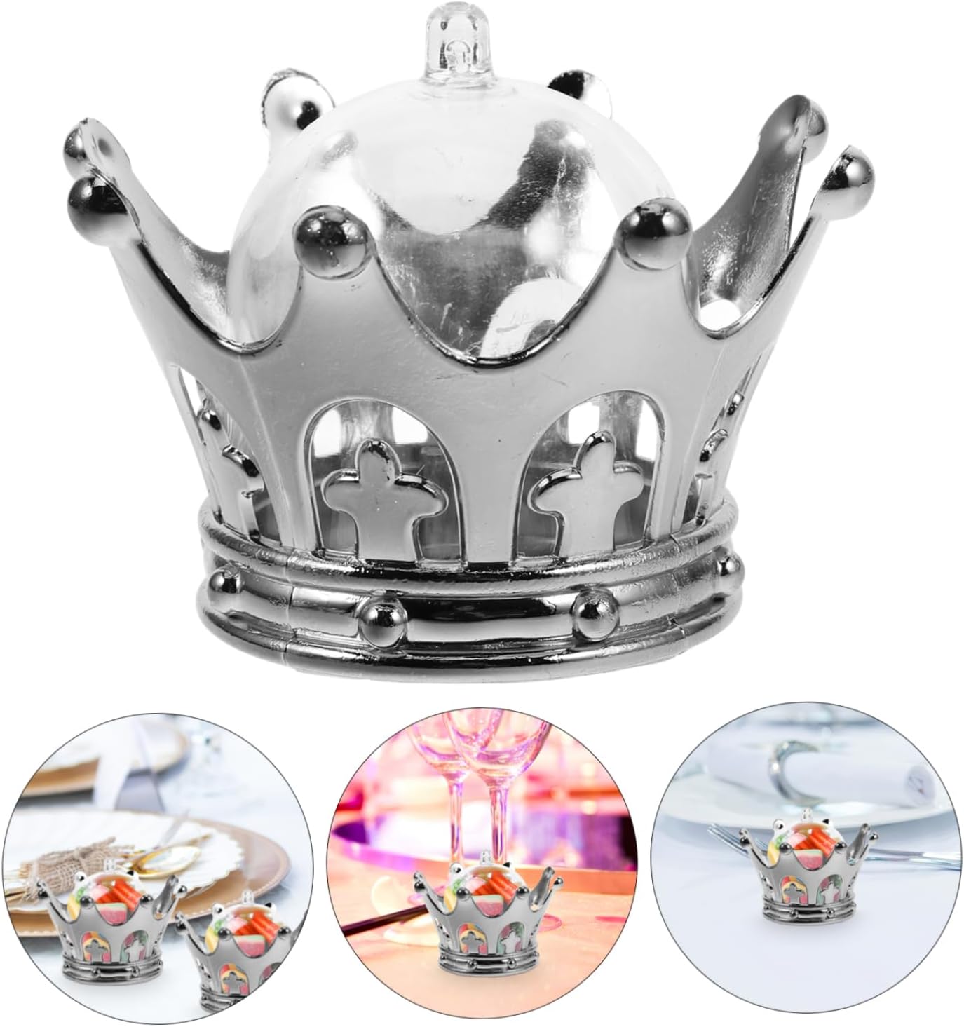 Merryhappy 12pcs Shaped Candy Boxes Wedding Favor Containers