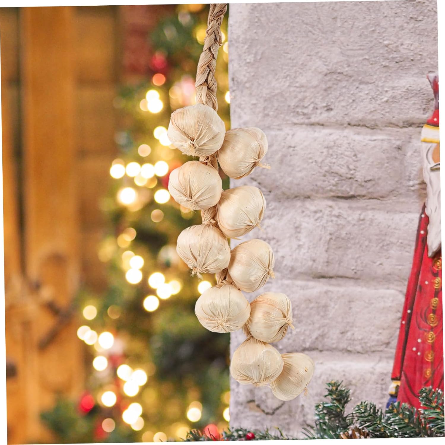 Cabilock 3Pcs Artificial Garlic Strings Hanging Decor