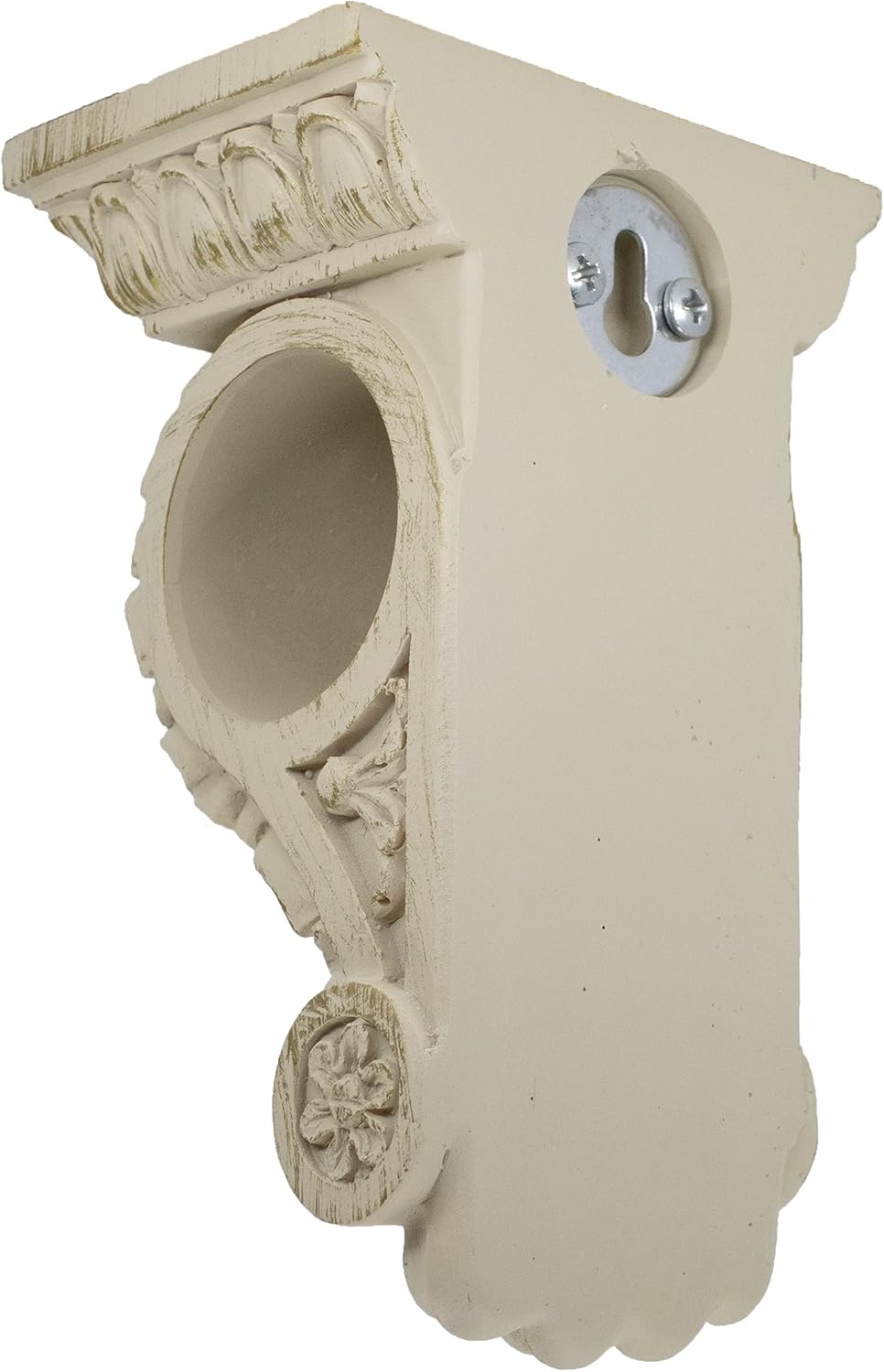 MERIVILLE Chatecu Drapery Sconce 2Pcs French White with Gold Highlight