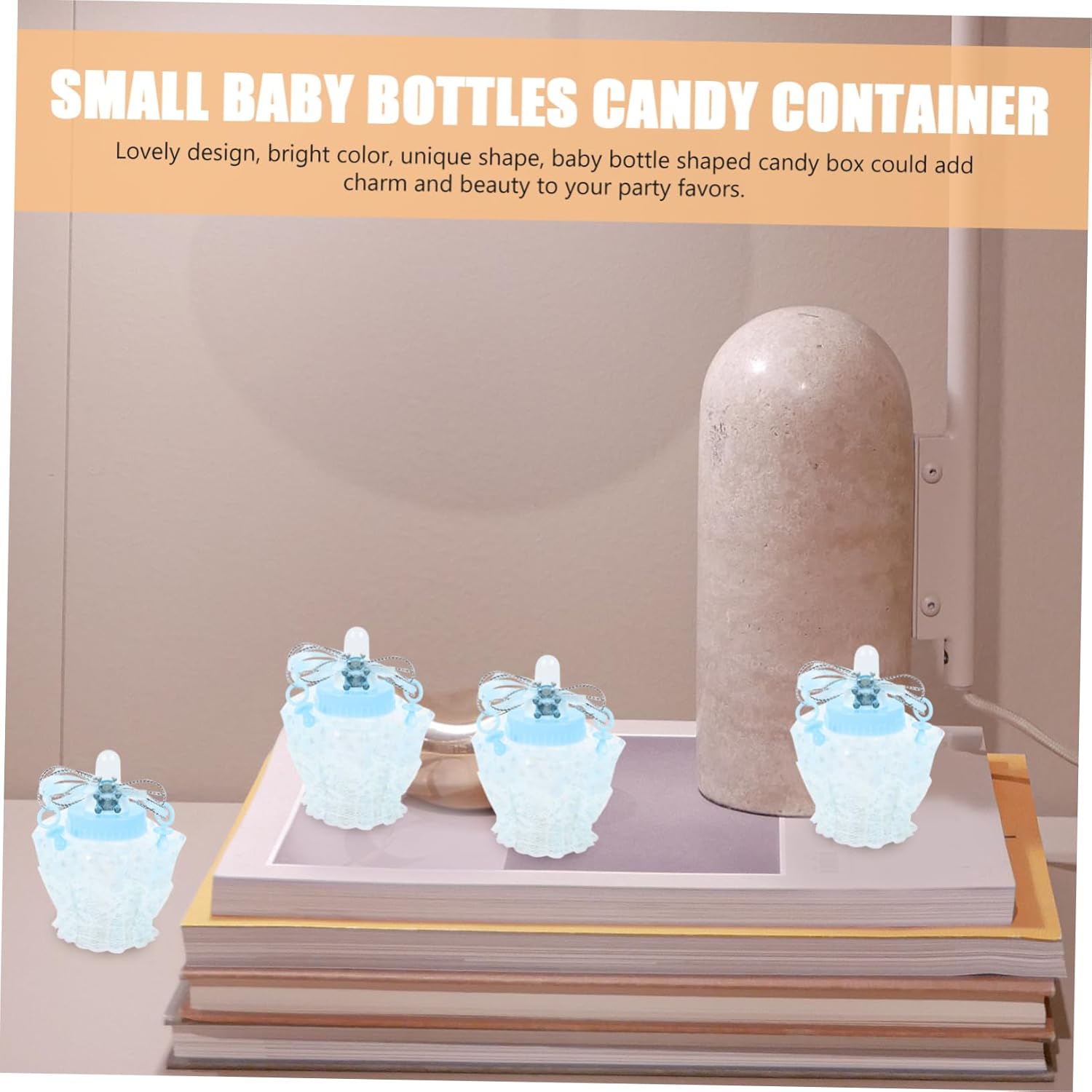 12pcs Bottle Shaped Candy Boxes for Shower Favors and Party Treats