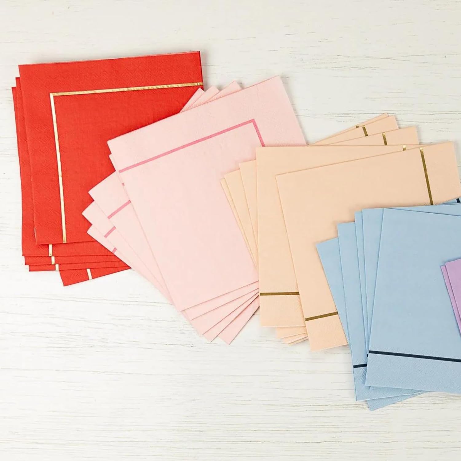 Bonjour Fete Light Peach Premium Large Napkins