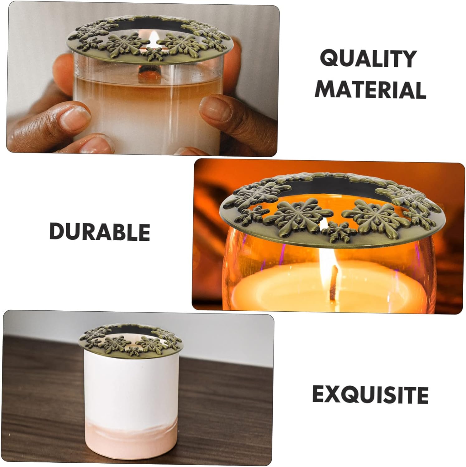 Homoyoyo Christmas Scented Candle Jar Lid
