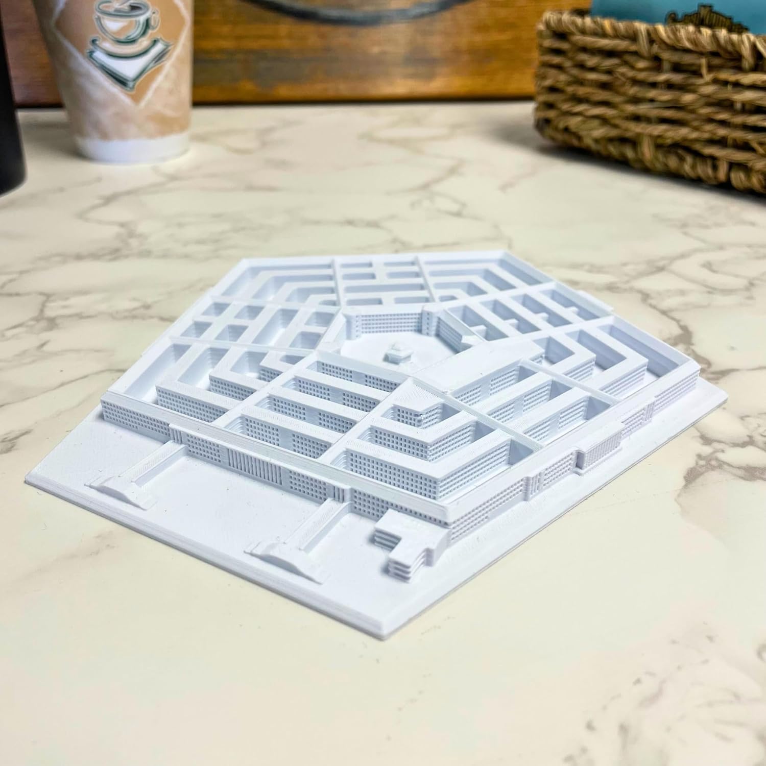 Pentagon Building Model - US Defense Headquarters Replica
